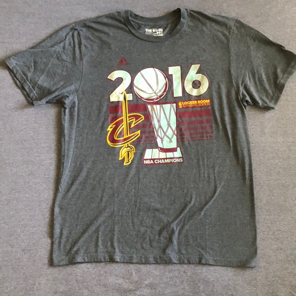 Adidas 2016 Cleveland Cavs NBA Champs T-Shirt - Picture 2 of 7
